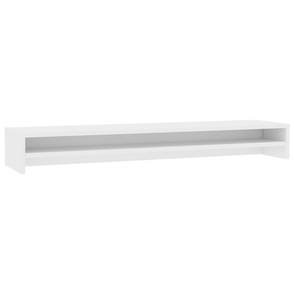 Monitor Stand White 100x24x13 Cm Chipboard 13 Monitor Stand White 100x24x13 cm Chipboard